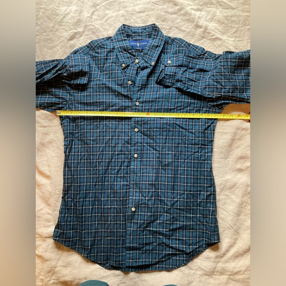 Ralph Lauren Custom Fit Button Down Men’s Size Medium - Picture 7 of 7